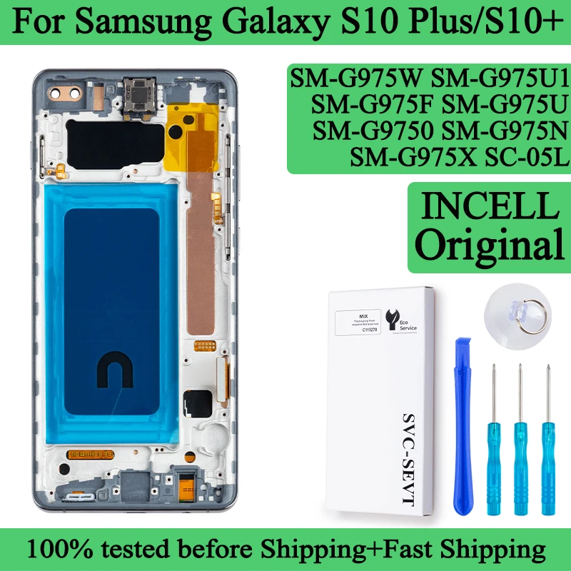 SM-G975F 100% Tested Premium Lcd For Samsung Galaxy S10 Plus