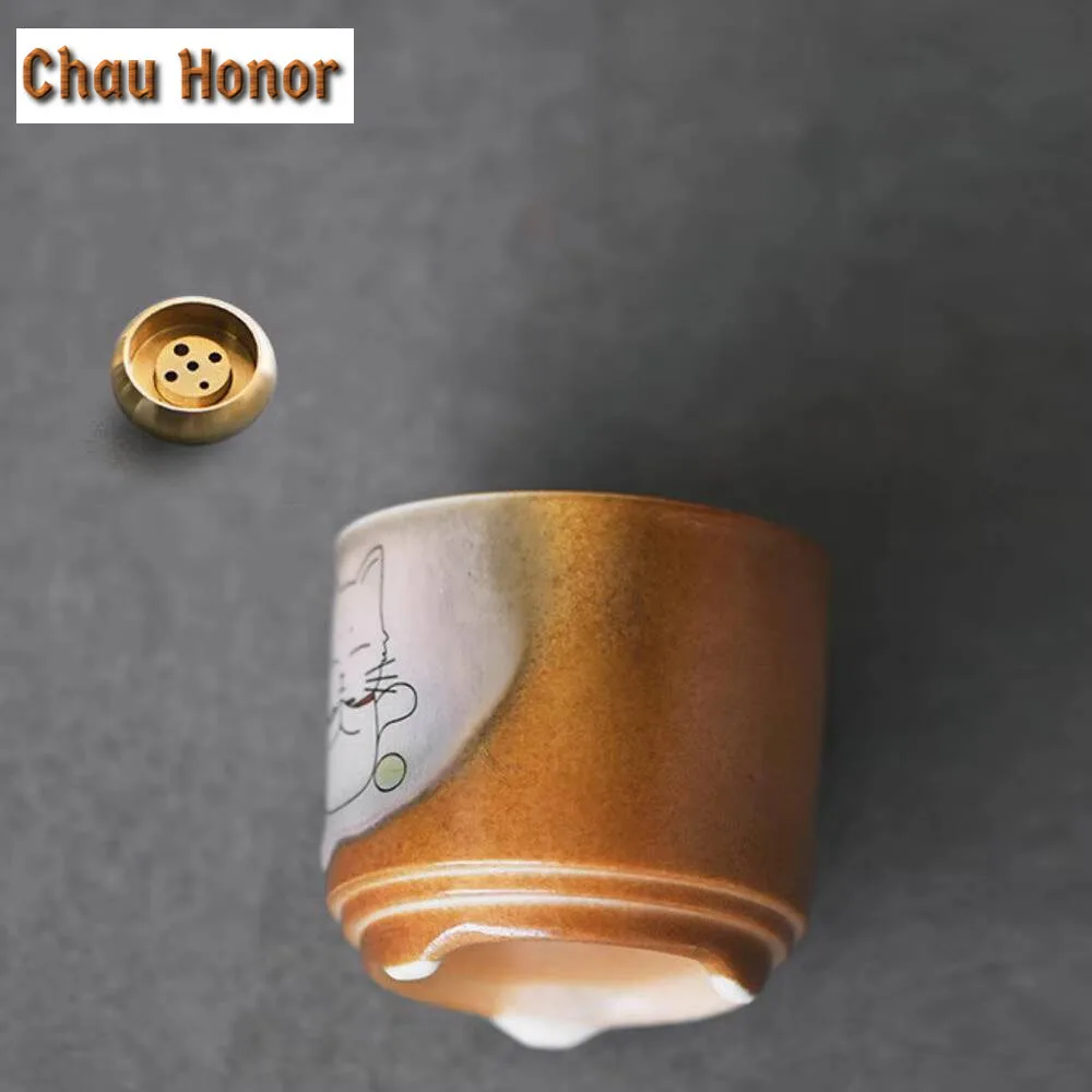 Creative Cat Anagarika Coarse Incense Holder Small Incense Waterfall Household Scented Aromatic Candles Cha Decoration Ornaments