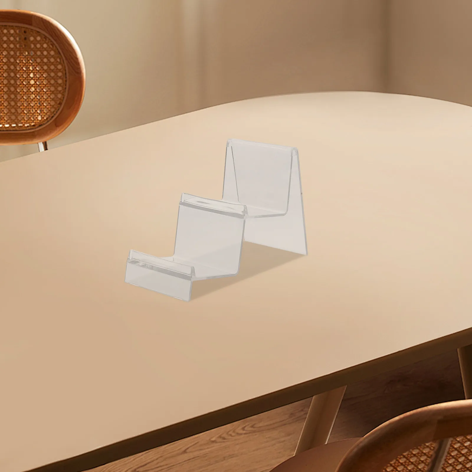 투명 아크릴 스타일 지갑 진열대 다층형 핸드백 홀더 스탠드 (쇼핑몰, 슈퍼마켓, 향수 정리대, 클러치 진열용)