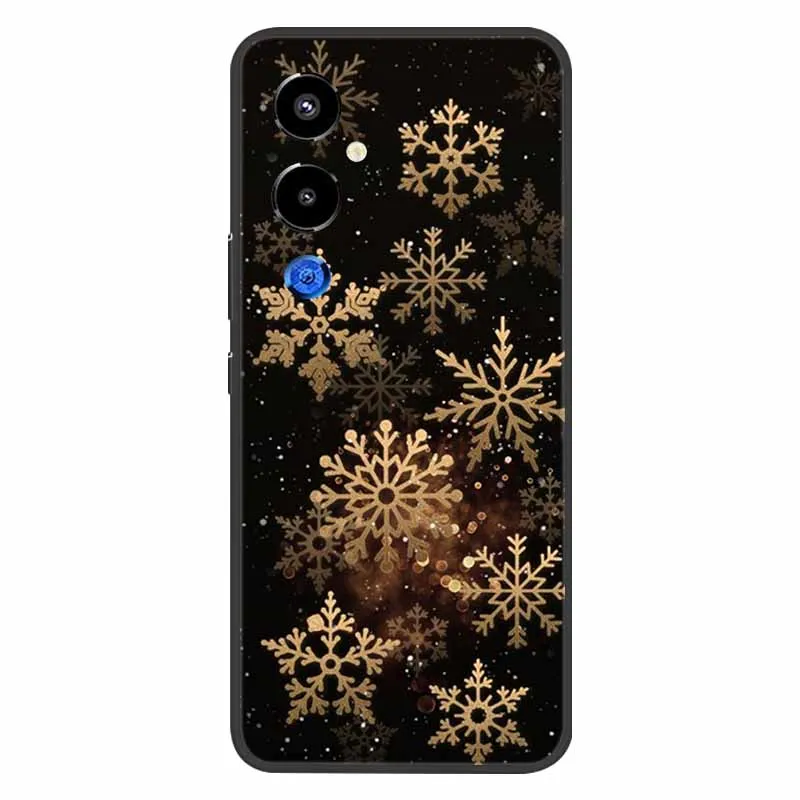 Christmas Silicone Soft TPU Phone Case - Festive Holiday Gift Cover
