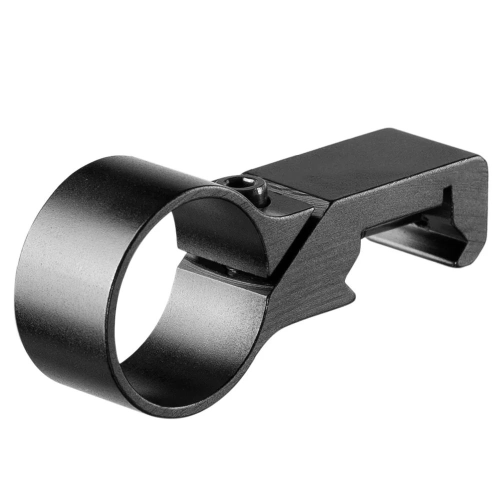 1pc Ultralight Picatinny Rail 90 Degree Offset Side 1" Ring Mount Adapter Tube 20mm 7/8" For Flashlight Hunting tactical flashlight rail