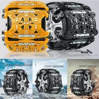 1PC Snow Chains for Tires, Tire Chains for Passenger Cars, Universal Adjustable Emergency Portable, Used for Ice and Mud