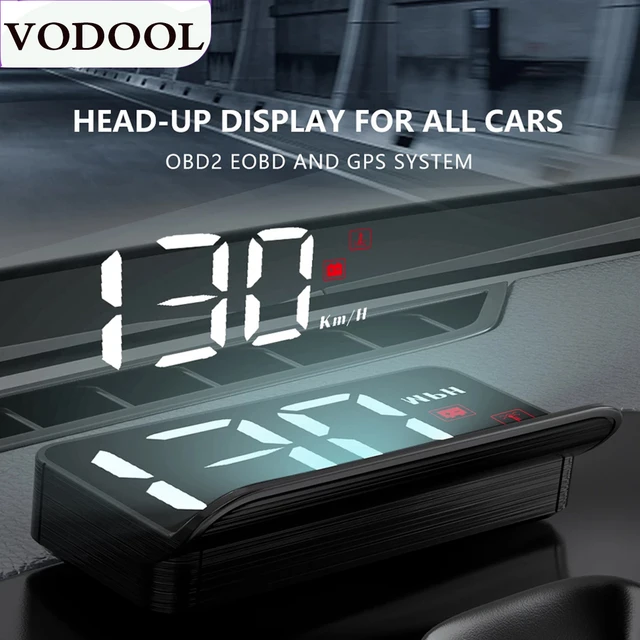GEYIREN M1 Car HUD OBD2 GPS Head Up Display Electronics Windshield  Projector Digital Speedometer Car Accessories For All Car