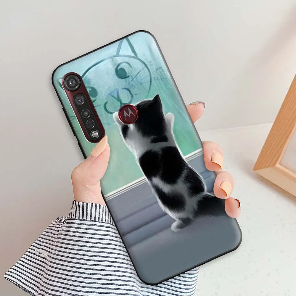 Sleek Matte Silicone Protective Case - Fashion TPU Back Cover for Motorola Moto G8 Plus, G8 Play & G8 Power