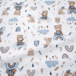 Deluxe Cotton Crib Fitted Sheet - Soft Baby Mattress Cover Protector (120x60cm) (A07)