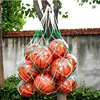 Outdoor Basketball Baskets Football Volleyball Large Nylon Red + White Braided Mesh Net Bag Sports Accessories 4