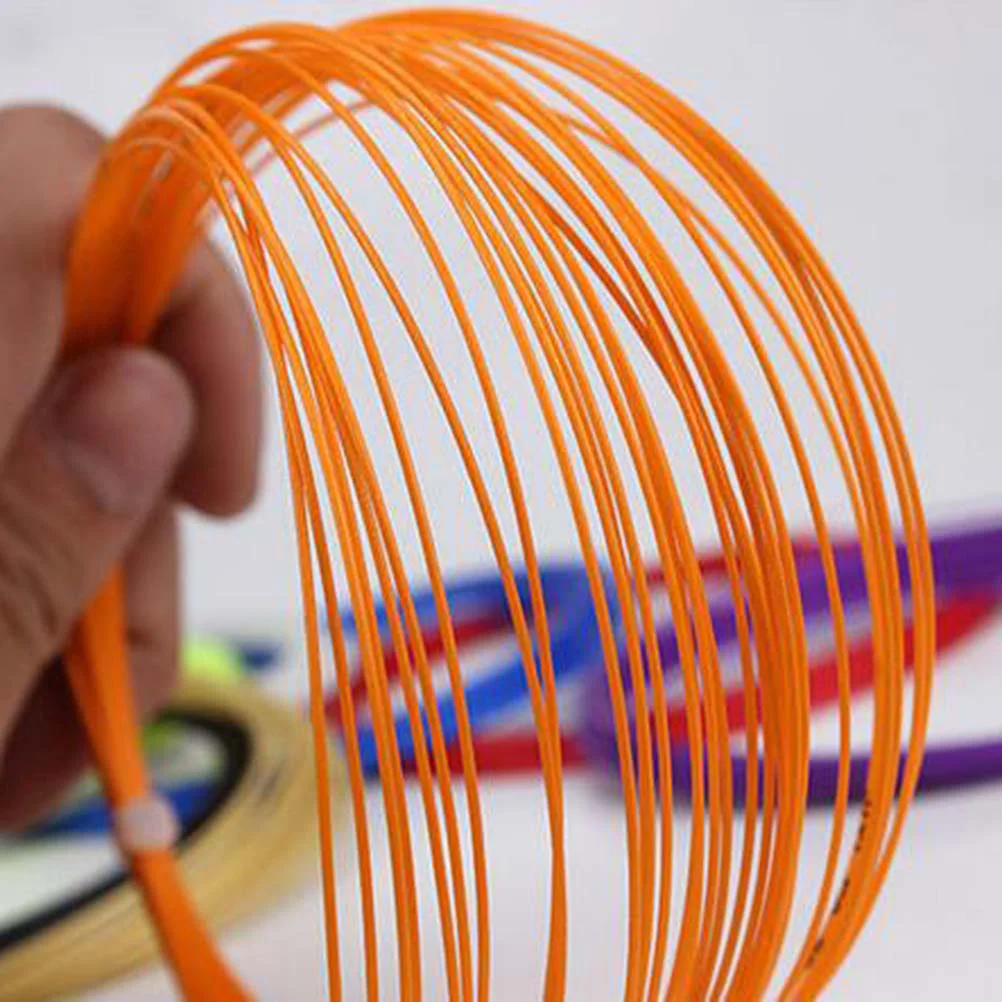 

10pcs High Elastic Durable Badminton Racket String Racquet Replacement Lines (Random Color)