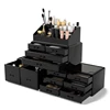 READAEER Makeup Cosmetic Organizer Storage Drawers Display Boxes Case with 12 Drawers (Black) 1