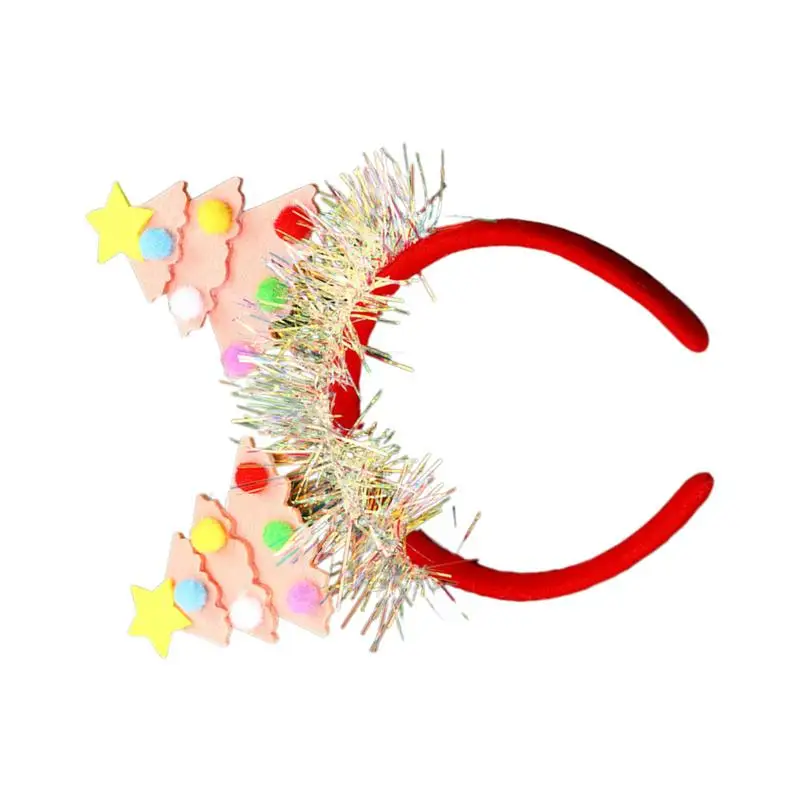 Party Favors Headbands Christmas Tree Hairband For Cosplay Decorative Christmas Hair Hoops For Party Family Reunion
