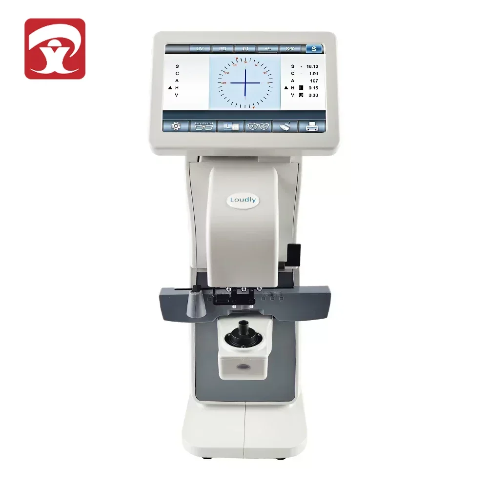 

Pd & UV Auto Lens Meter Digital Lensmeter Sphere Cylinder Axis Prism Measuring Auto Focimeter Lensometer LM-260