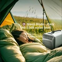 Climatiseur portable IOG1, modèle split rechargeable, 5G WiFi, froid, mais avec compresseur, conception brevetée pour la nouvelle saison estivale, idéal pour la maison, le bureau, le camping en extérieur, livraison directe depuis l'entrepôt européen. 5