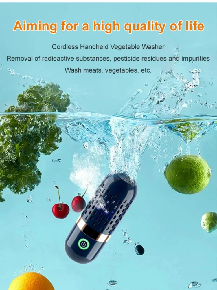 Portable Fruit and Vegetable Sterilizer Intelligent Home Fruit and Vegetable Washers Purifier