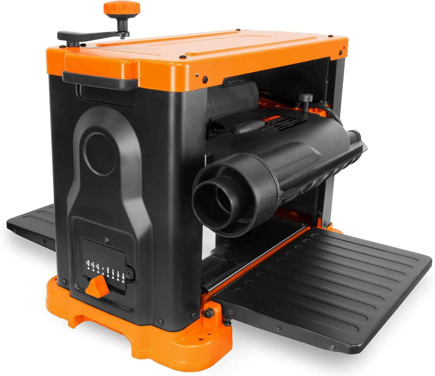 15-Amp 13-Inch Three-Blade Benchtop Thickness Planer Black Includes Three Reversible 13-inch SK5 Blades