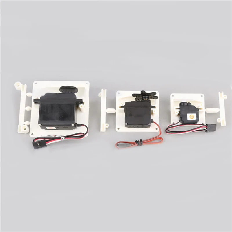 보호 쉴드가 포함된 RC 모델 윙 서보 마운트 2개 쌍 팩 - 6-9g/17g/36g/5..