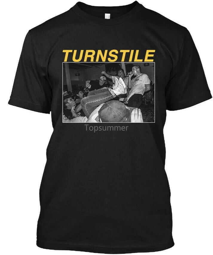 

Nwt Turnstile American Rock Band Music Graphic Art Black Mens T-Shirt Size S 5Xl