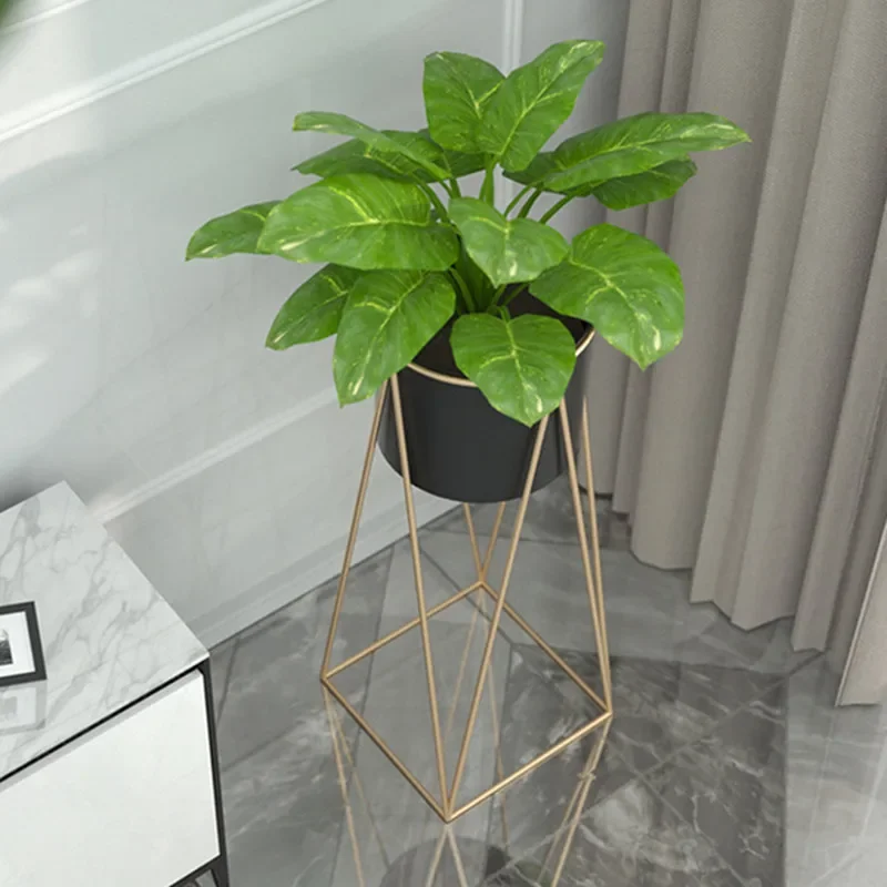 Nordic Flower Pot Storage Rack Pot Modern Home Indoor Living Room Balcony Floor Standing Plant Flower Stand Holder