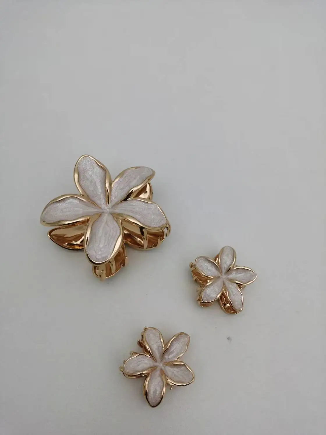 Lily Flower Hair Clip Set 4