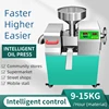Oil Press Machine Commercial 220V 110V Stainless Steel Peanut Sasame Sunflowers Squeeze 9-15KG Per Hours Extracter 6