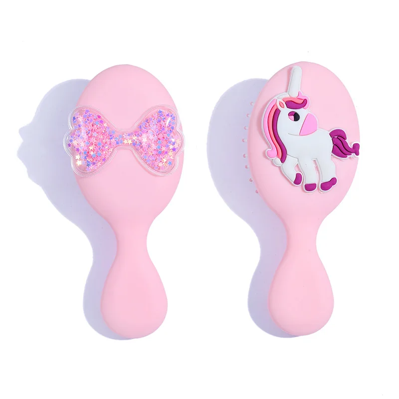 Cute Cartoon Hair Brush Health Care Tools Kawaii Unicorn Air Cushion Massage Hairbrush Comb for Mother-kids Children Girls Gifts