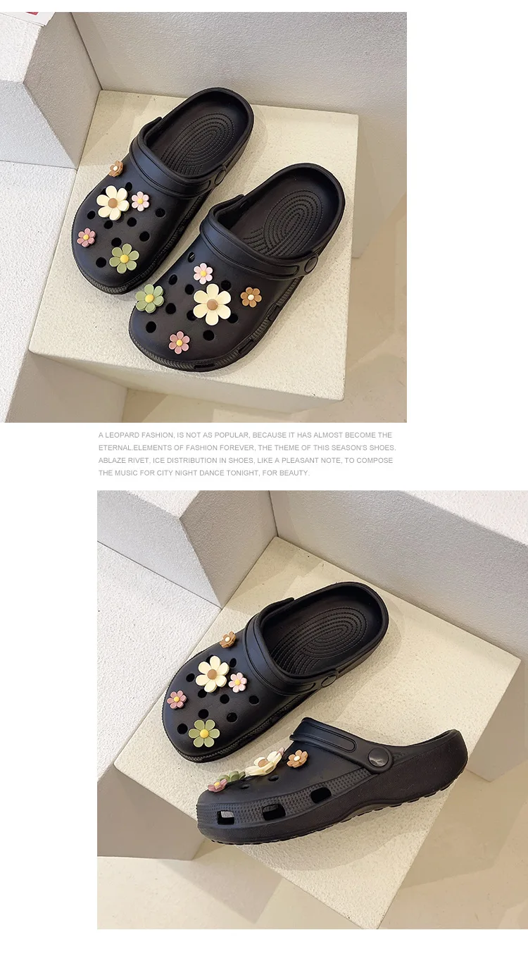 2026 Neue Mode Dicksohlige Pantoffeln für Damen, Outdoor-Verschleißfeste Freizeitsandalen, Klassische EVA-Schuhe, Wasserdichte Strandschuhe für Frauen – Detail 12