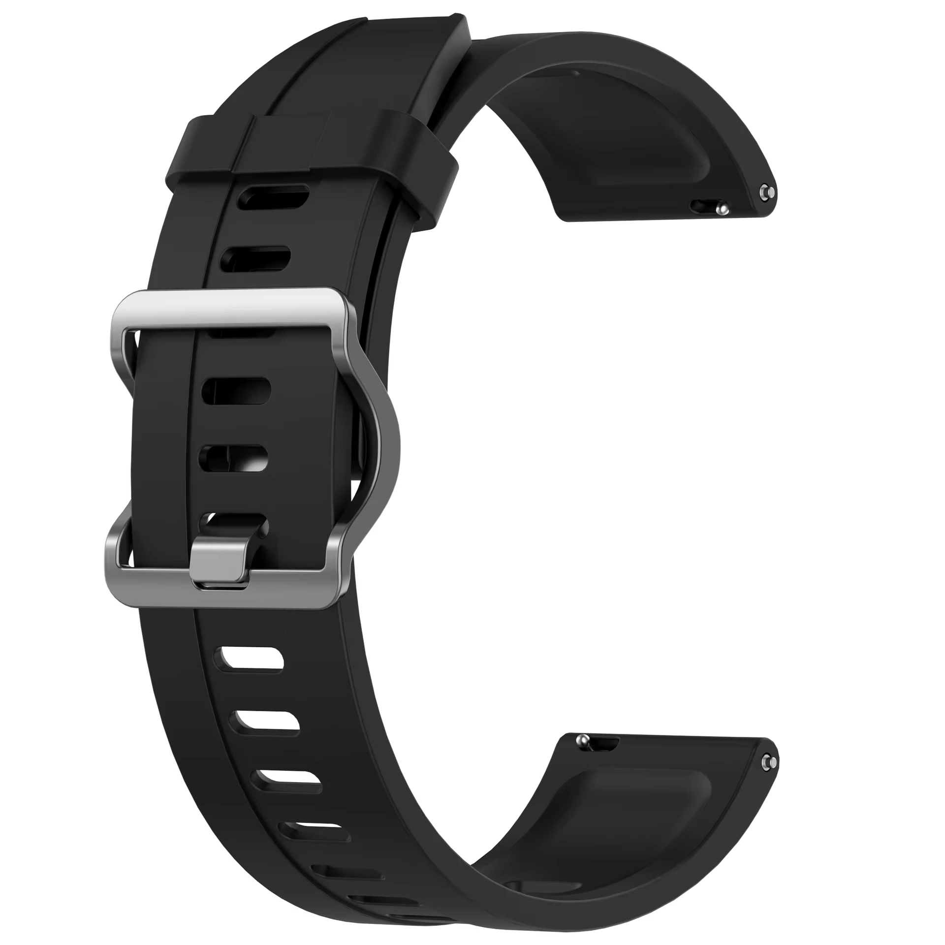 Versatile Silicone Sports Strap - 22mm Replacement Band