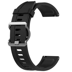 Versatile Silicone Sports Strap - 22mm Replacement Band for Garmin Venu 3-2 (Black)