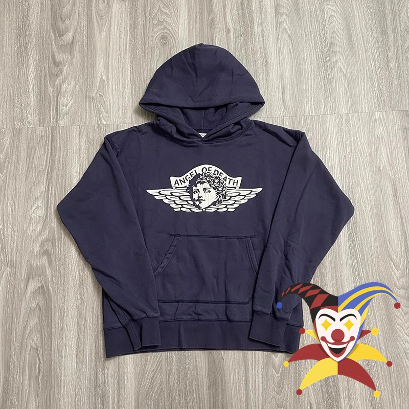 

Purple Saint Michael ANGEL Hoodie Men Women Oversize Hooded Pullover
