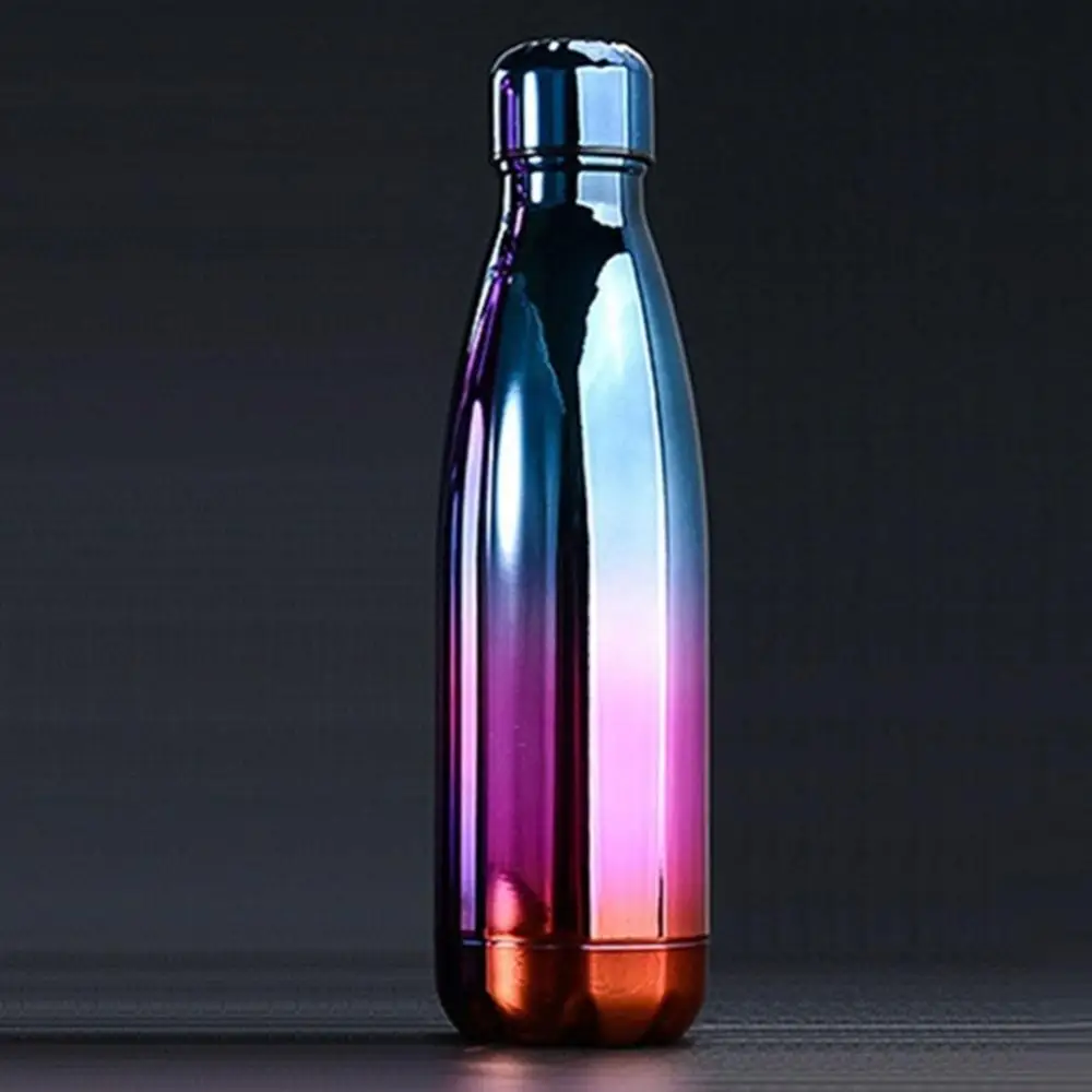 500ML Starry Sky/Plating Stainless Steel Insulated Water Bottle Sport Flask Cup Anti-leak Durable BPA-free Sport Bottles