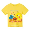 The Sesame Street Elmo Cartoon Print Funny Kids T shirt Summer Short Sleeve Children Clothes Cotton Baby Boys Girls T-Shirts 6