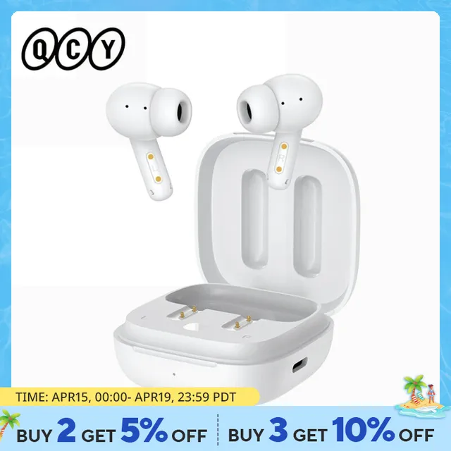 탁월한 노이즈 캔슬링, 몰입적 오디오, 편안한 착용감을 위한 QCY T13 ANC 이어폰