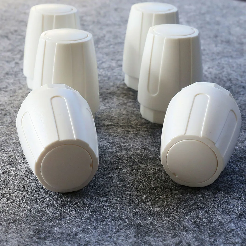 4 Tappi Per Valvole Radiatore - Protezione Per Bambini, Filettatura M30x1.5, Altezza 40-50 Mm, Facile Installazione