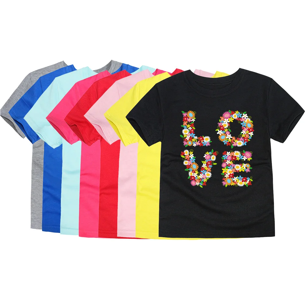 KIDS SHORT SLEEVE T-SHIRT 4-10 RESERVATION FOR LOVE