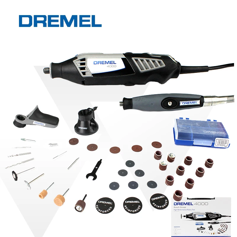 Dremel 3000/4000 Rettificatrice Elettrica Set Di Utensili Rotanti A Velocità Variabile 30/36 Pezzi Dremel Accessori Mini Sega Lucidatrice Da Taglio