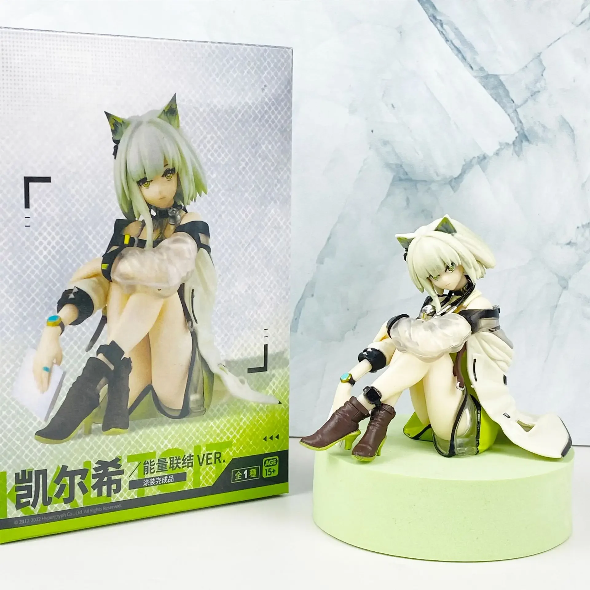 

Irene Grani Game Action Figure Kal'tsit Sexy Girl Sitting Posture Game Doll Anime Figures PVC Toys Gifts Desktop Decoration