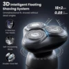 Sejoy Electric Shaver Razor For Men Rotary Wet Dry Rechargeable Cordless  High Quality 3D Floating Cutter Head 2