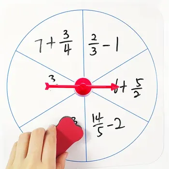Lavagna Magnetica Girevole Cancellabile, con Puntatori a Ventosa, Giocattoli Interattivi, Giochi Educativi, Accessori per Disegni Casuali