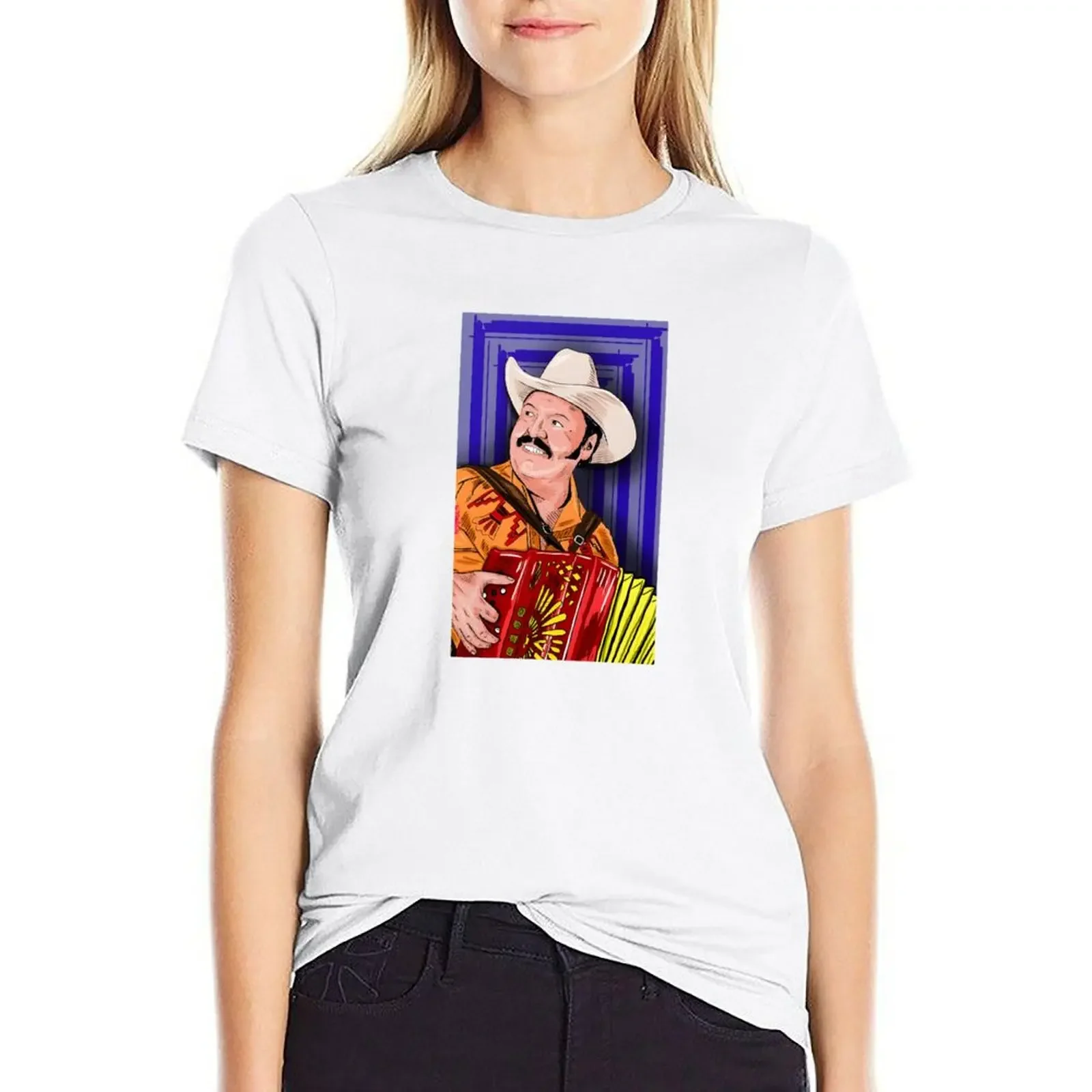 

Ramon Ayala Art Print T-shirt plus size tops cute tops cute clothes black t shirts for Women