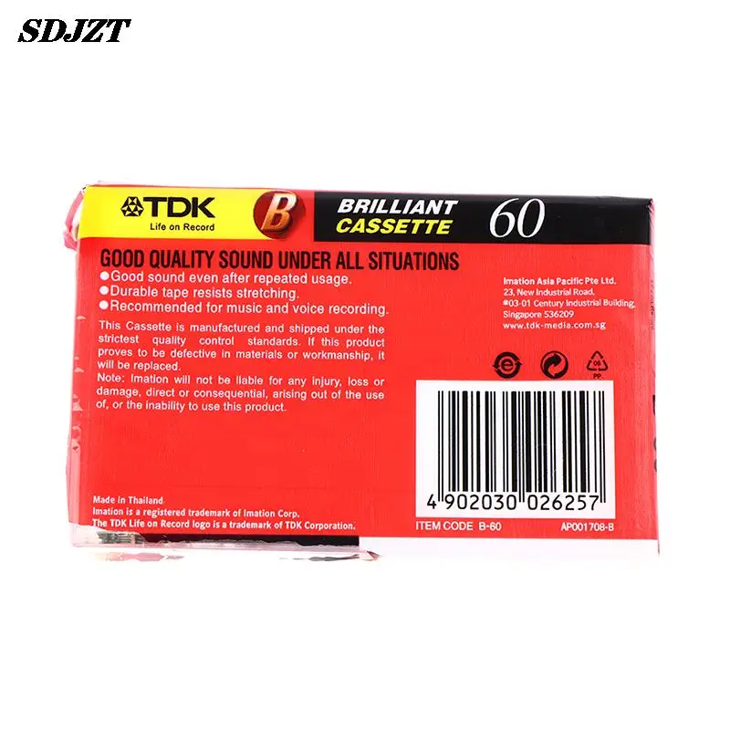 Cassette Blank Tape Player 60 Minutes Magnetic Audio Tape Recording For Speech Music Recording cassette tape player audio cassette tape