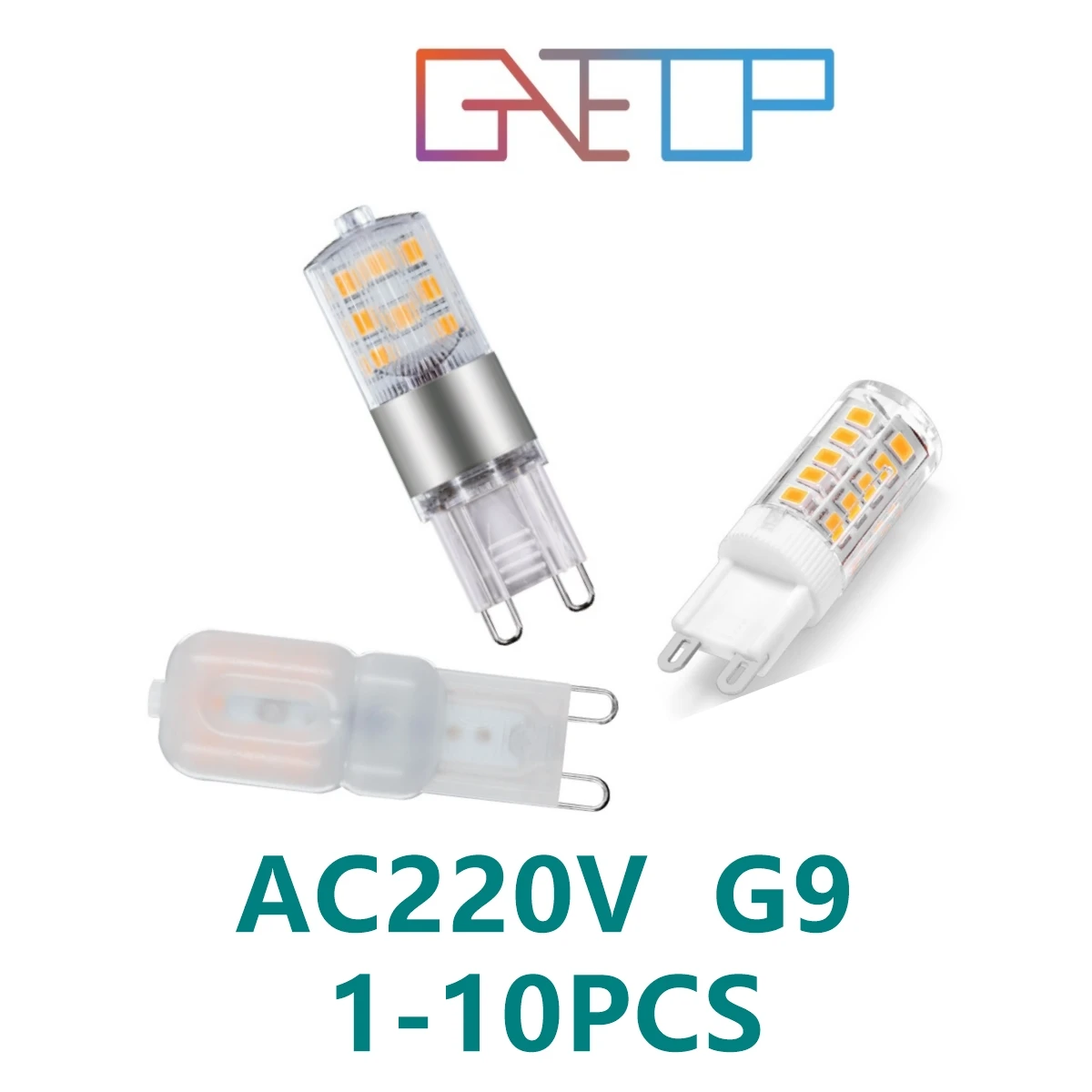 1-10PCS LED Mini G9 Corn lamp AC220V 2.5W 3W super bright without strobe Crystal lamp can replace 20W 50W halogen lamp