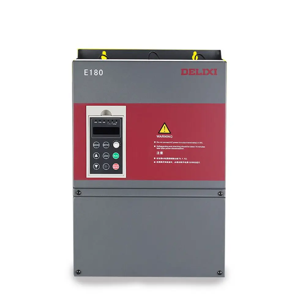 

3 phase Input 380V DELIXI E180 1.5Kw 60Hz to 50Hz Frequency Inverter for building materials