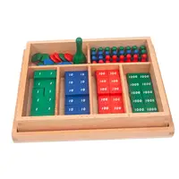 Montessori Stamp Game School Classical Preschool Children Baby Boys Girls Maths Toys Math Material Kids Early Development 1
