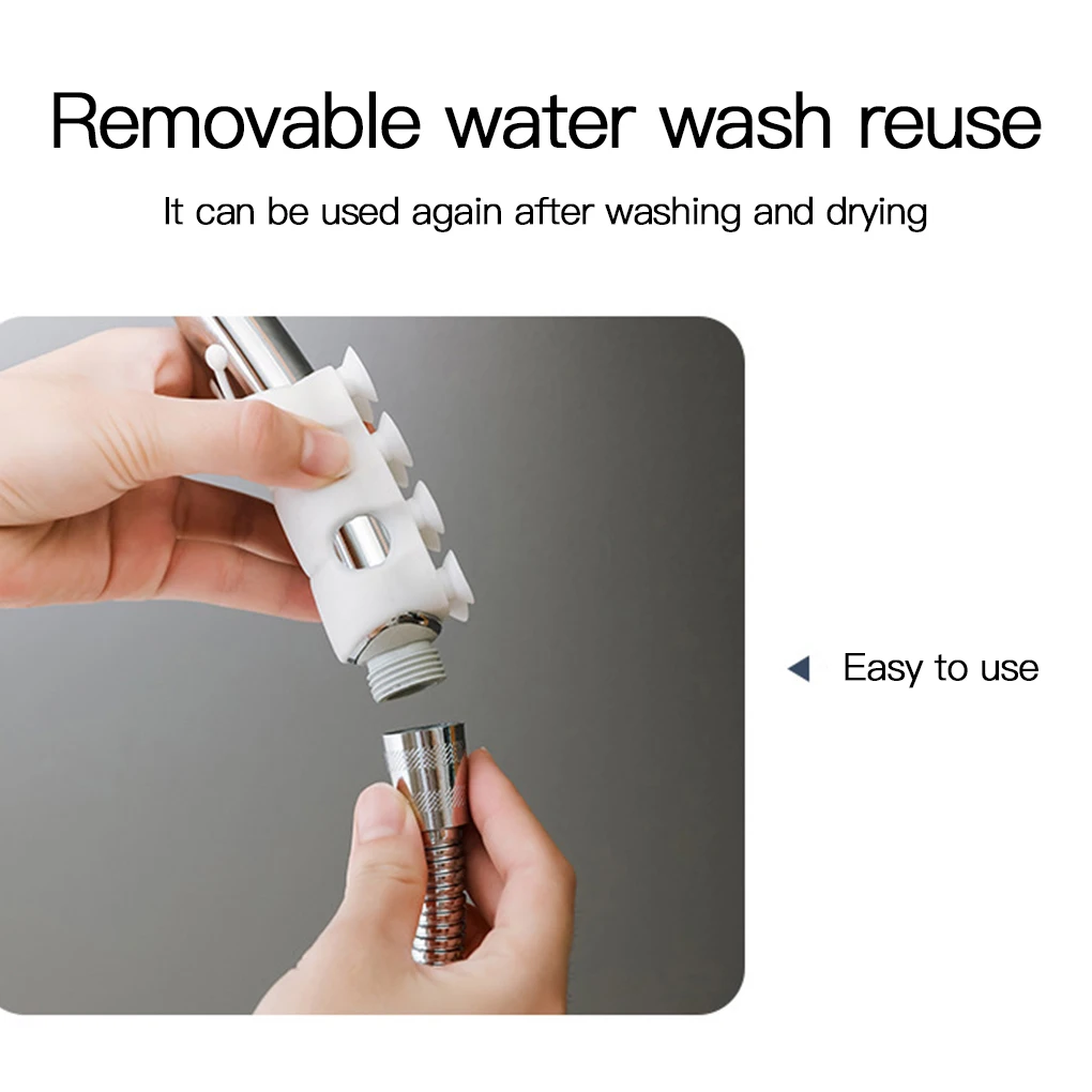 Description Picture 4 of itemReusable Suction Cup Shower Bracket Bathroom Wall Mount Shower Head Holder Fixed Rack Stand