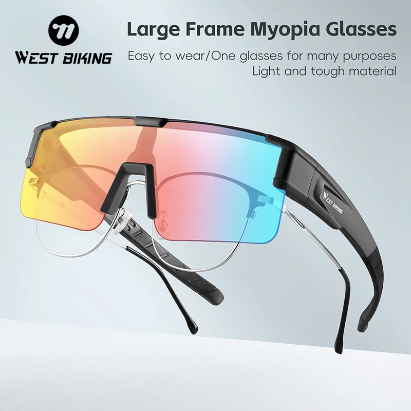 WEST BIKING UV400 Polarized Cycling Glasses - Lightweight Anti-Glare Sports Eyewear