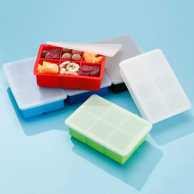 Large Giant Silicone Ice Tray Mold  Extra Large Ice Cube Tray Lid - Ice  Cube Grid - Aliexpress