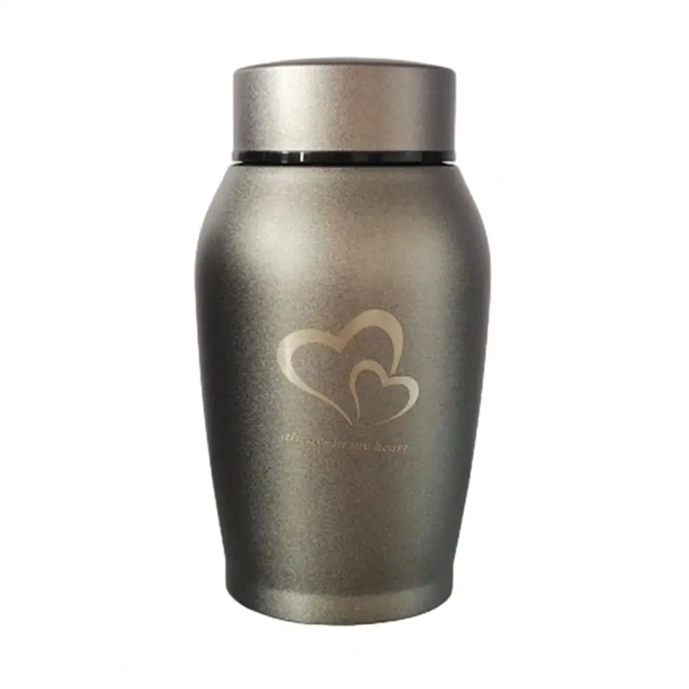 Sealed Pet Urn Pet Urn Stainless Steel Stainless Steel Pet Urn for Dogs Cats Secure Closure with Personalized Engraving