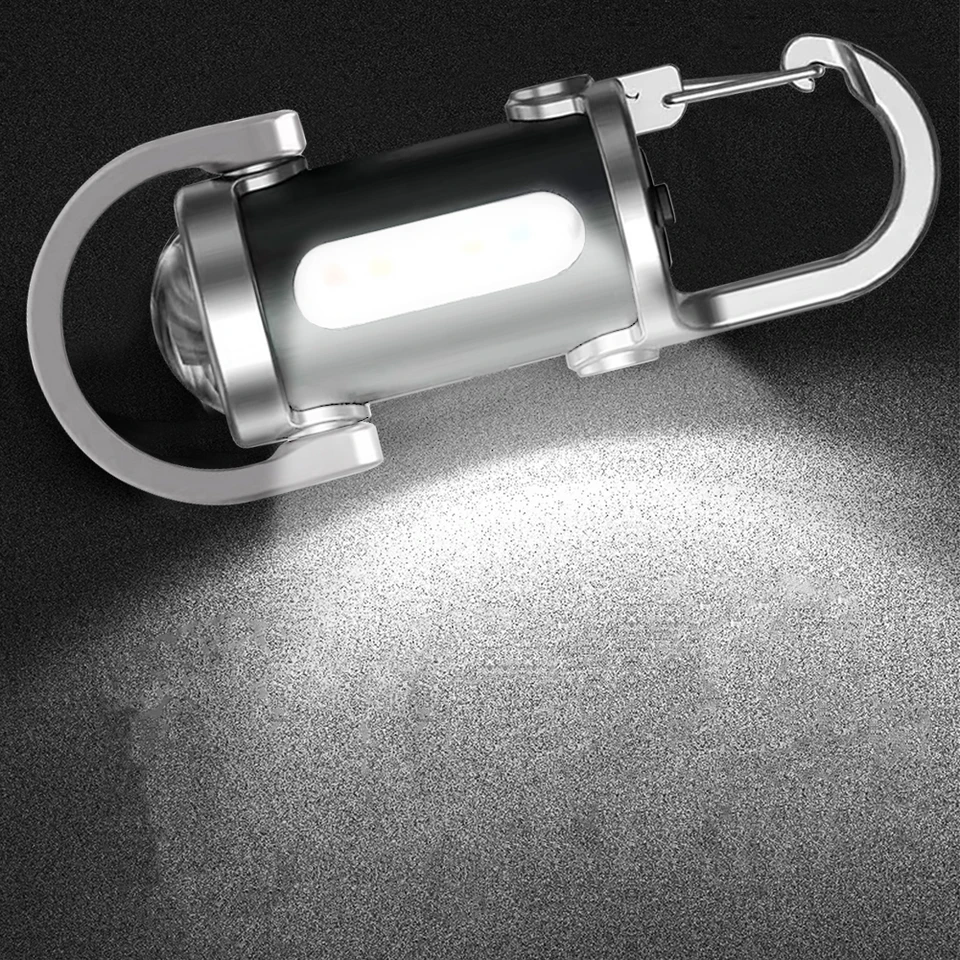 Super Bright Rechargeable Mini Keyring LED Torch