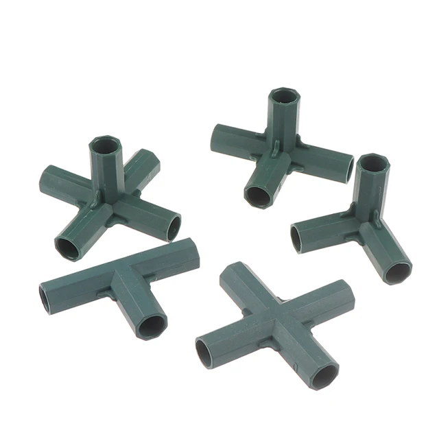 16 Mm -Es Pvc Illesztő Stabil Tartó Nagy Teherbírású Üvegházhatású Keret Épület Diy Anyag Kiegészítők 농사용품 - Image 2