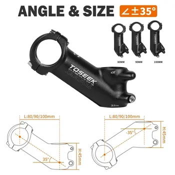 TOSEEK MTB Handlebar Stem 5