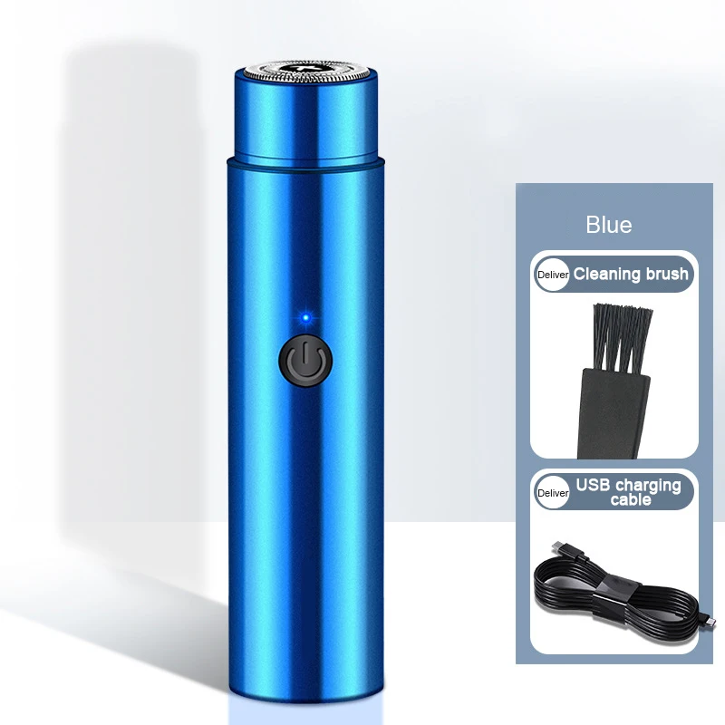 Elektrische Scheermes Mini Reizen Scheerapparaat Voor Mannen Vrouwen Usb Opladen Wasbaar Thuis Draagbare Baard Trimmer Scheermes & Body Hair Trimmer