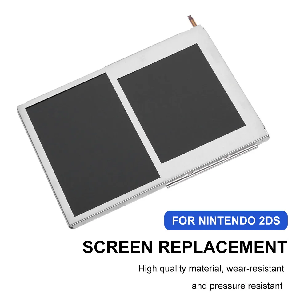 UpperLowerScreenEasyInstallationWearresistantfor2DSGameConsoleLCDScreenReplacement